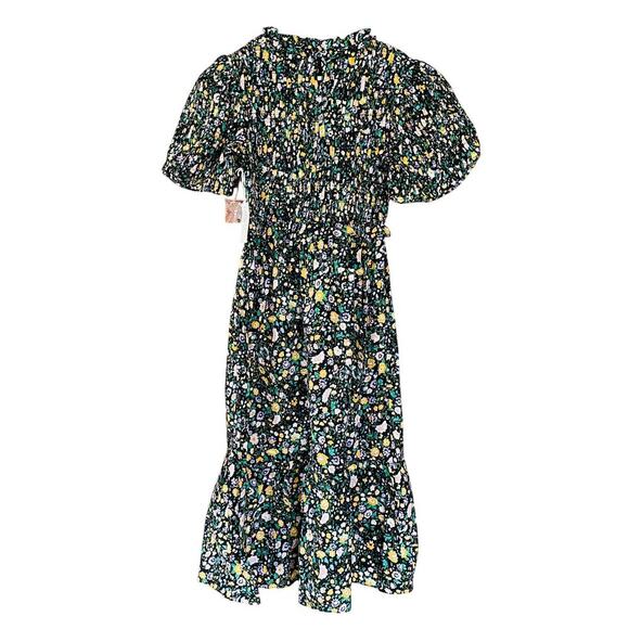 Hyacinth House by Tuckernuck Samantha Midi Dress Floral Smocked Size Medium NEW - Picture 7 of 11